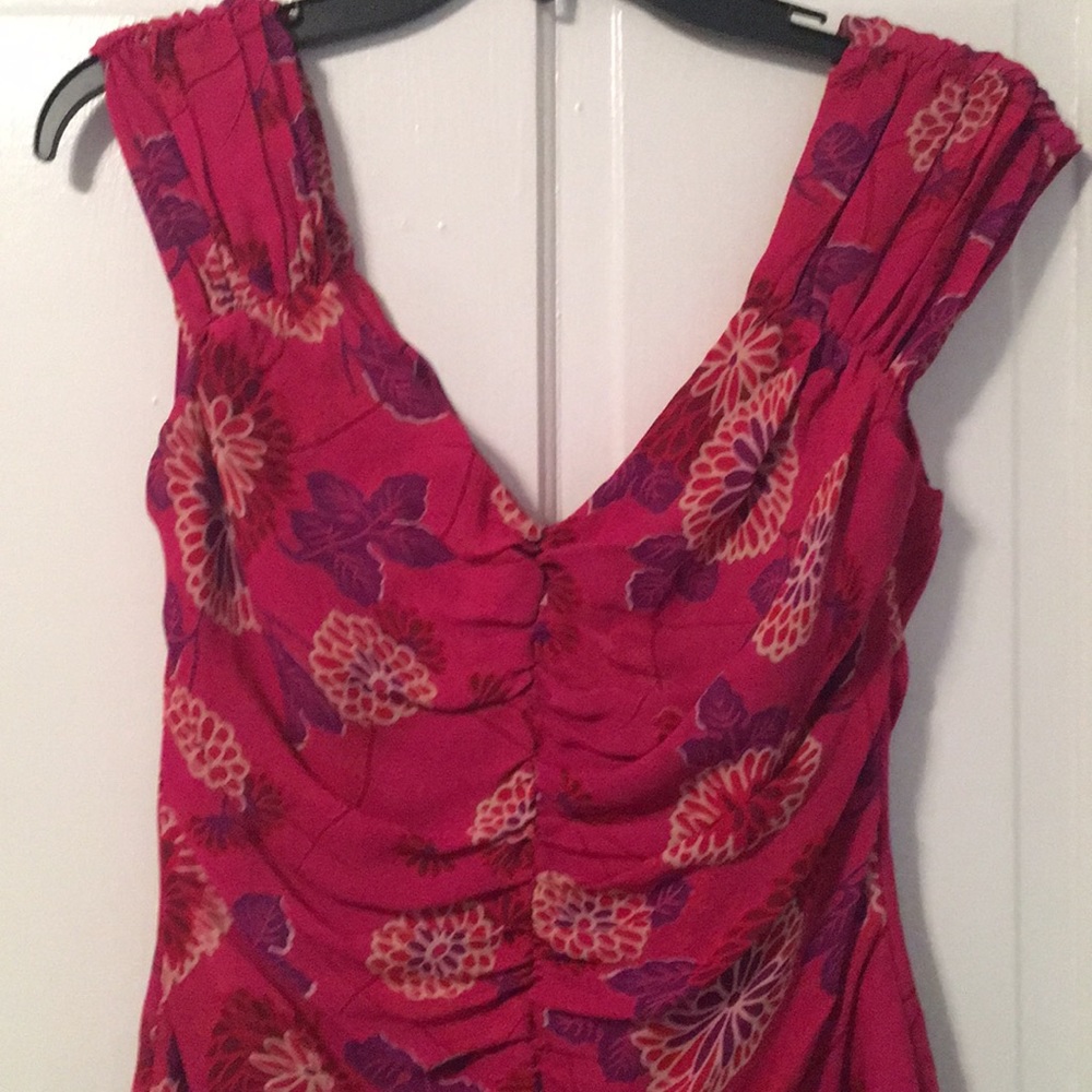 Sue Wong Pink floral dress